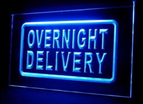 Overnight Delivery 24 Hours LED Neon Sign